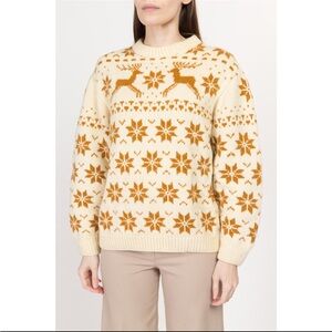 Vintage knit Christmas sweater